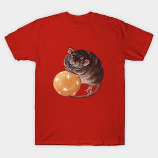 Agouti Rat with Bauble T-Shirt